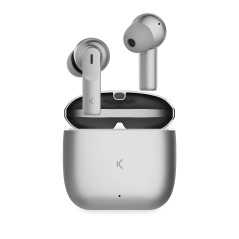 KSIX Meteor Écouteurs sans Fil Bluetooth, appels HD, Annulation de Bruit ENC, étui de Charge métallique, True Wireless Stereo, a
