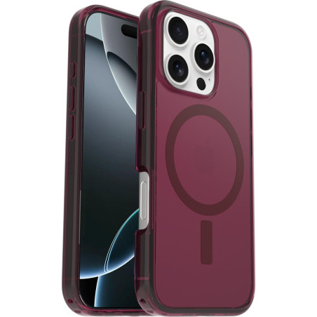 OtterBox Symmetry Series Clear MagSafe Coque pour iPhone 16 Pro, Antichoc, Anti-Chute, Fine, supporte 3X Plus de Chutes Que la N