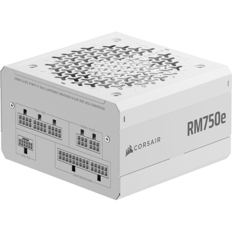 CORSAIR RM750e (2025) Alimentation ATX Entièrement Modulaire à Faible Bruit avec Câble 12V-2x6 – Compatible ATX 3.1 et PCIe 5.1,