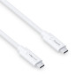 PureLink Câble USB-C vers USB-C, USB 3.1 Gen 1 avec transfert de données 5 GO/s, blanc, 1,00 m PureLink Câble USB-C vers USB-C, USB 3.1 Gen 1 avec transfert de données 5 GO/s, blanc, 1,00 m