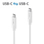 PureLink Câble USB-C vers USB-C, USB 3.1 Gen 1 avec transfert de données 5 GO/s, blanc, 1,00 m PureLink Câble USB-C vers USB-C, USB 3.1 Gen 1 avec transfert de données 5 GO/s, blanc, 1,00 m