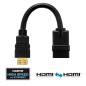 PureLink PI030 Adaptateur HDMI High Speed PureInstall fiche HDMI A vers Prise HDMI A avec 0,1 m PureLink PI030 Adaptateur HDMI High Speed PureInstall fiche HDMI A vers Prise HDMI A avec 0,1 m