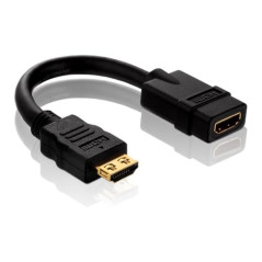 PureLink PI030 Adaptateur HDMI High Speed PureInstall fiche HDMI A vers Prise HDMI A avec 0,1 m