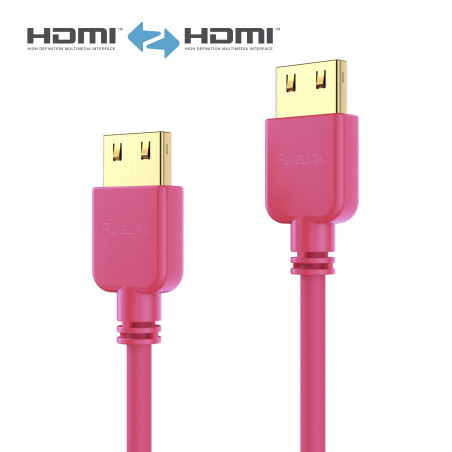 PureLink PI0505-010 Câble de Connexion HDMI Haute Vitesse (4K UltraHD (2160p), Ethernet, 18Gbps), HDMI-A Mâle vers HDMI-A Mâle,