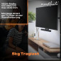 PureMounts PM-SOM-080 pour montage direct sur téléviseur compatible avec SONOS BEAM Barre de son, charge utile: 5 kg, noir PureMounts PM-SOM-080 pour montage direct sur téléviseur compatible avec SONOS BEAM Barre de son, charge utile: 5 kg, noir