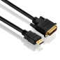 PureLink PI3000-020 Cble de connexion HDMI à Single Link DVI (2K FullHD (1080p), Ethernet), HDMI-A mle vers DVI-D mle (18+1), ce PureLink PI3000-020 Cble de connexion HDMI à Single Link DVI (2K FullHD (1080p), Ethernet), HDMI-A mle vers DVI-D mle (18+1), ce