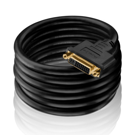PureLink PI4300-020 Câble d'extension Dual Link DVI (WUXGA (1920x1200)), DVI-D femelle (24+1) à DVI-D mâle (24+1), certifié, 2,0
