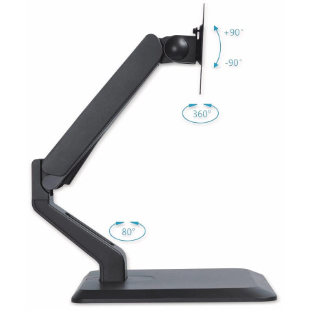 PureMounts® Support de Moniteur, VESA 100x100, Noir