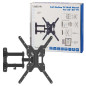 LogiLink BP0004 Support TV Mural Noir