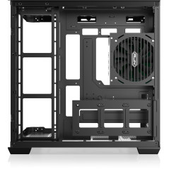 RAIJINTEK Boîtier ATREUS BT4 E-ATX avec panneaux verre incurvé, 4 ventilateurs ARGB PWM miroir Infinity 120 mm, air fluide, supp