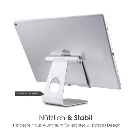 TerraTec 219728 Support en Aluminium pour Smartphone et Tablette
