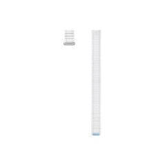 Samsung Galaxy Bracelet officiel en tissu (M/L) pour Galaxy Watch 7, bleu et blanc