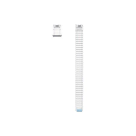 Samsung Galaxy Bracelet officiel en tissu (M/L) pour Galaxy Watch 7, bleu et blanc