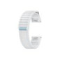Samsung Galaxy Bracelet officiel en tissu (M/L) pour Galaxy Watch 7, bleu et blanc Samsung Galaxy Bracelet officiel en tissu (M/L) pour Galaxy Watch 7, bleu et blanc