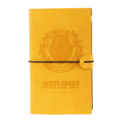 Grupo Erik - Ensemble Carnet de Voyage Harry Potter Poufsouffle - Carnet de Notes 2 en 1 - Notebook Simili Cuir