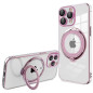 Coque Cool pour iPhone 15 Pro Magnétique Ring Rose