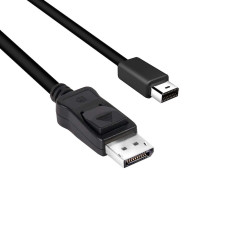 CLUB 3D CABLE ADAPTADOR MINI DISPLAYPORT - DISPLAYPORT 1.4 HBR3. 2 METROS.
