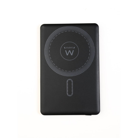 Ewent Power Bank EW1160 UltraSlim 5000mAh MagSafe® PD 20W - Chargeur Portable Rapide, Compact, Compatible iPhone, Samsung, Xiaom