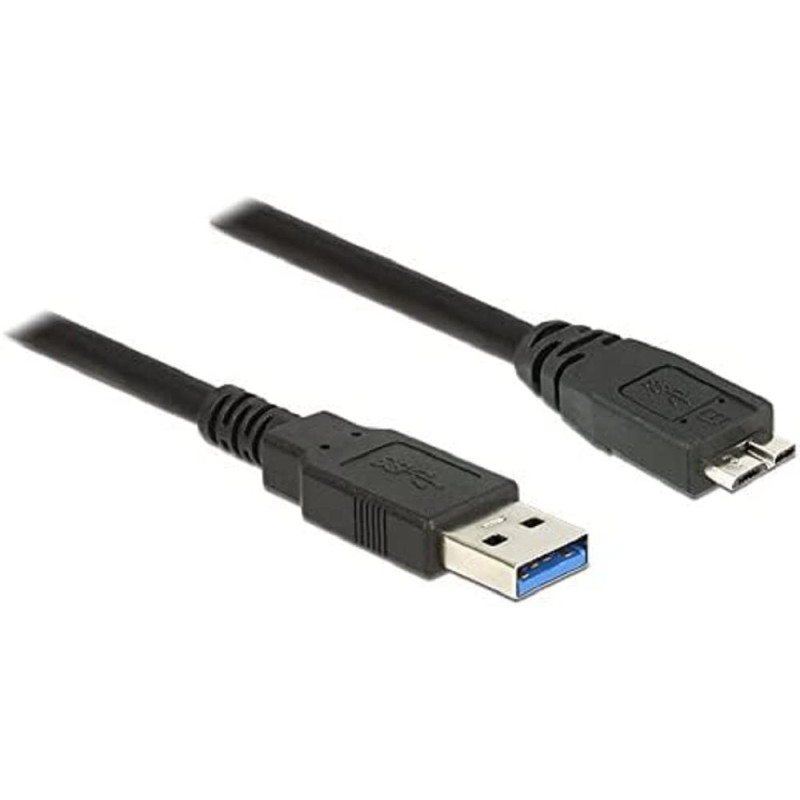 DeLOCK 85073 câble USB 1,5 m USB 3.2 Gen 1 (3.1 Gen 1) USB A Micro-USB B Noir DeLOCK 85073 câble USB 1,5 m USB 3.2 Gen 1 (3.1 Gen 1) USB A Micro-USB B Noir