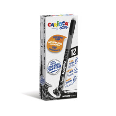 Crayon Carioca Oops Noir 0,7 mm (12 Unités)