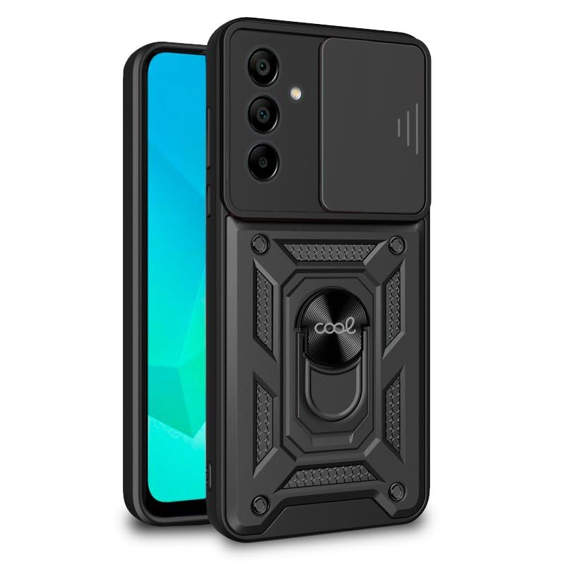 Cool Coque pour Samsung A165 Galaxy A16 / A16 5G avec Anneau Dur Noir Cool Coque pour Samsung A165 Galaxy A16 / A16 5G avec Anneau Dur Noir