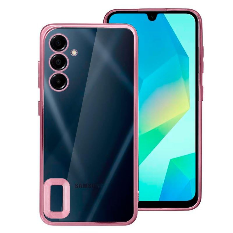 Cool Coque pour Samsung A165 Galaxy A16 / A16 5G Bord métallique (Rose) Cool Coque pour Samsung A165 Galaxy A16 / A16 5G Bord métallique (Rose)
