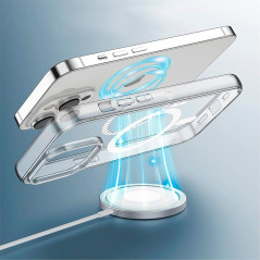 Coque Cool pour iPhone 15 Plus Magnétique Transparent