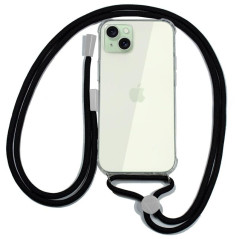 Coque Cool pour iPhone 15 Plus Cordon Noir