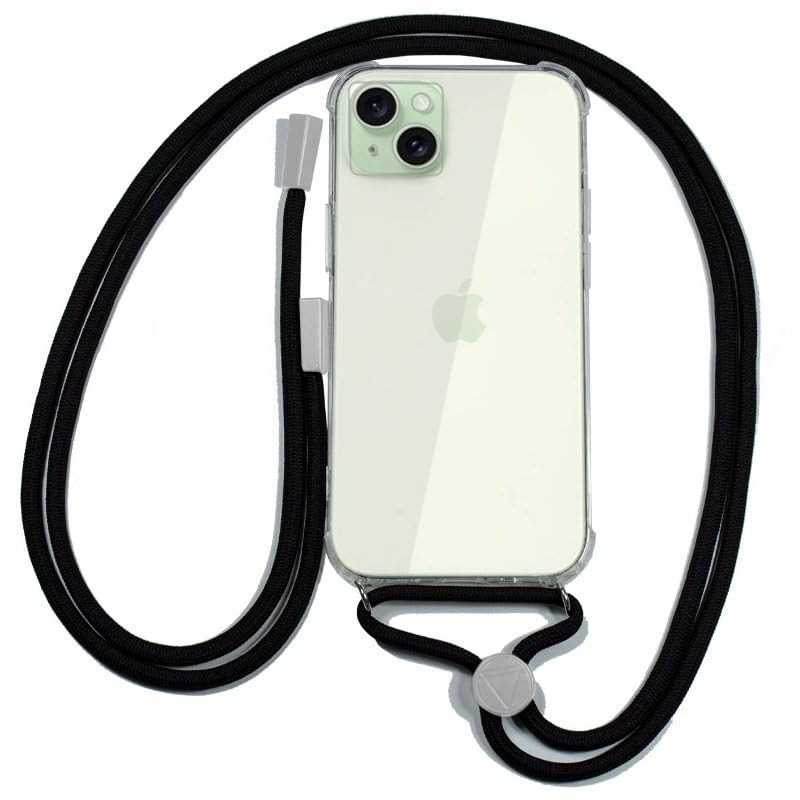 Coque Cool pour iPhone 15 Plus Cordon Noir