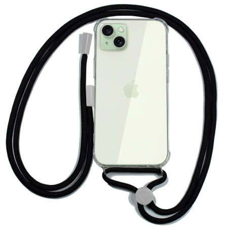 Coque Cool pour iPhone 15 Plus Cordon Noir