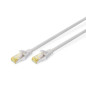 DIGITUS Câble LAN Cat 6A - 7m - RJ45 Câble réseau - S/FTP blindé - Compatible Cat-6 & Cat-7 - Gris DIGITUS Câble LAN Cat 6A - 7m - RJ45 Câble réseau - S/FTP blindé - Compatible Cat-6 & Cat-7 - Gris