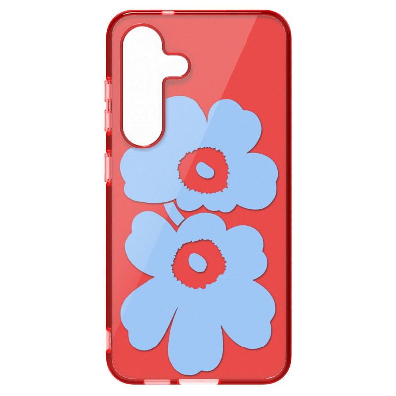 SAMSUNG Marimekko Unikko Coque Hybride Galaxy S25 Rouge