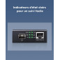 Cudy MC220 Convertisseurs de Supports Gigabit Ethernet RJ45 vers SFP Gigabit Ethernet Gigabit pour Gigabit, Prise en Charge 1000 Cudy MC220 Convertisseurs de Supports Gigabit Ethernet RJ45 vers SFP Gigabit Ethernet Gigabit pour Gigabit, Prise en Charge 1000