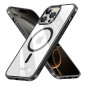 Cool Coque magnétique avec Bord Noir pour iPhone 16 Pro