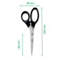 LEITZ - Ciseaux 200 mm en Acier Inoxydable, Ciseaux Gauchers & Droitiers, Paire de Ciseaux Multifonctions pour le Bureau & la Ma LEITZ - Ciseaux 200 mm en Acier Inoxydable, Ciseaux Gauchers & Droitiers, Paire de Ciseaux Multifonctions pour le Bureau & la Ma