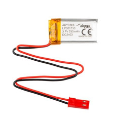 Batterie au Lithium polymère LP601730 3,7 V 250 mAh AKYGA AKY0384 Li-Po PCM JST 2 Broches Connecteur 2,54 15 cm