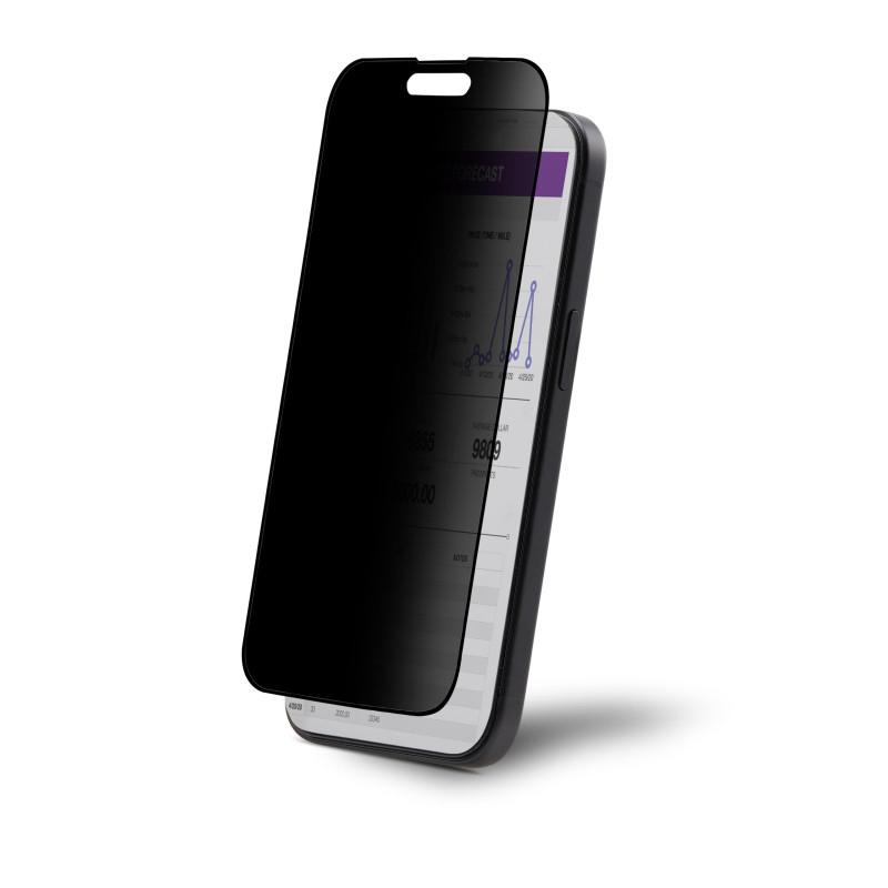 StarTech.com Filtre de Confidentialité 4 Directions pour iPhone 15 Plus, Portrait/Paysage, Tactile, Vue à +/- 30°
