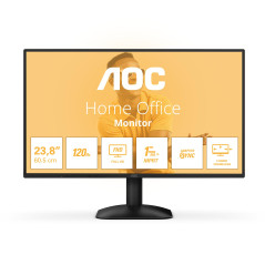 AOC 24B31H - Moniteur Full HD 24 Pouces, 120 Hz, synchronisation d'image adaptative (1920x1080, 1x D-Sub, 1x HDMI 1.4) Noir