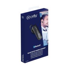 Celly BH10BK Oreillettes Bluetooth avec pressostat rouge/bleu