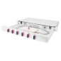 DIGITUS boîte d'épissure Fibre Optique 6 couplages - SC - OM4-1U - 19 Pouces - Multi-Mode Simplex - avec Cassette d'épissure - M DIGITUS boîte d'épissure Fibre Optique 6 couplages - SC - OM4-1U - 19 Pouces - Multi-Mode Simplex - avec Cassette d'épissure - M
