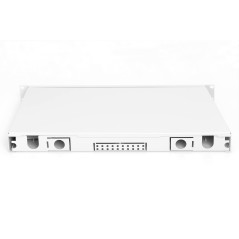 DIGITUS boîte d'épissure Fibre Optique 6 couplages - SC - OM4-1U - 19 Pouces - Multi-Mode Simplex - avec Cassette d'épissure - M