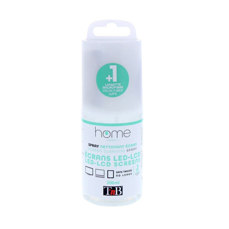 T'nB - Gel de nettoyage écran 200 ml + Tissu microfibre