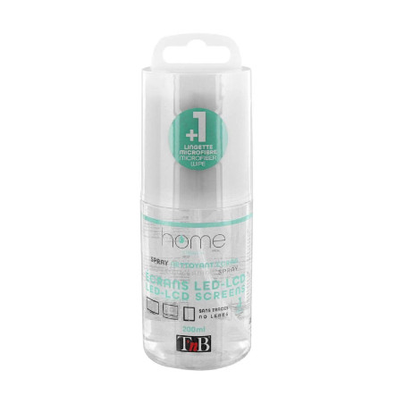 T'nB - Gel de nettoyage écran 200 ml + Tissu microfibre