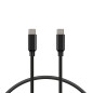 Câble de Données/Recharge avec USB KSIX USB C 100W Câble de Données/Recharge avec USB KSIX USB C 100W