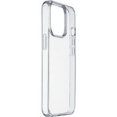 cellularline Clear Strong - iPhone 15 Pro Max - Coque rigide avec bords caoutchouc - Anti-choc protège contre les chocs et les c