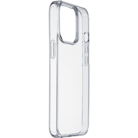 cellularline Clear Strong - iPhone 15 Pro Max - Coque rigide avec bords caoutchouc - Anti-choc protège contre les chocs et les c