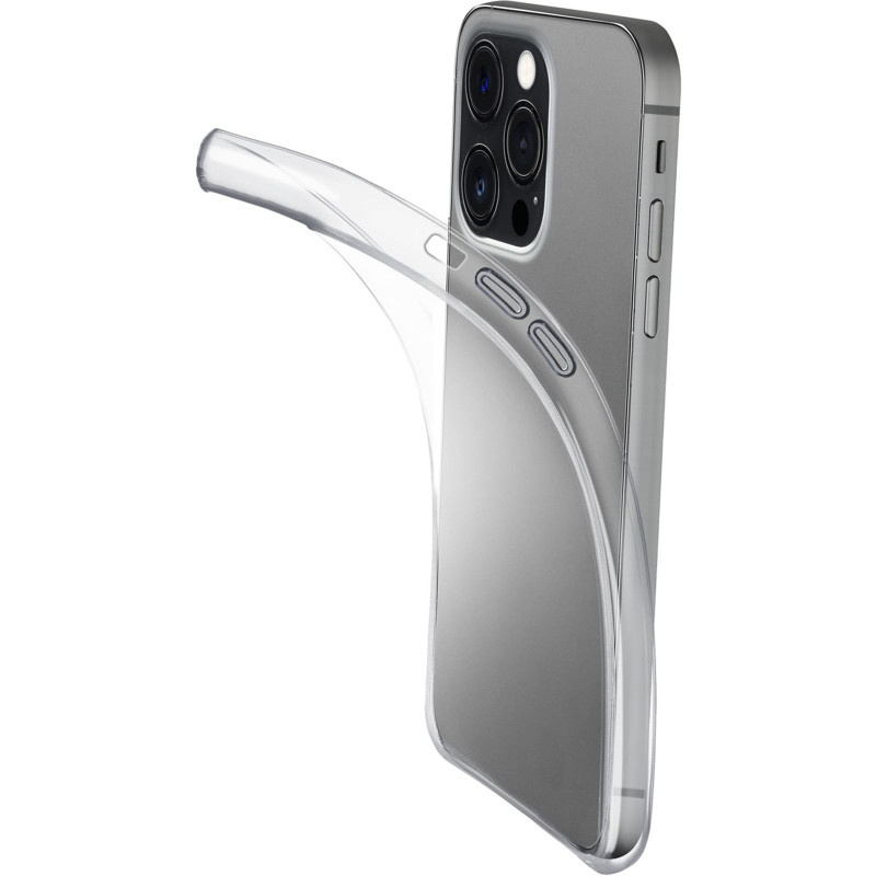 cellularline - Fine - iPhone 15 Pro Max - Coque en Caoutchouc Souple Ultra Fine et Transparente - Design Ultra-Fin - Bords, Bout cellularline - Fine - iPhone 15 Pro Max - Coque en Caoutchouc Souple Ultra Fine et Transparente - Design Ultra-Fin - Bords, Bout