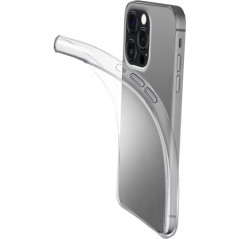 cellularline - Fine - iPhone 15 Pro Max - Coque en Caoutchouc Souple Ultra Fine et Transparente - Design Ultra-Fin - Bords, Bout