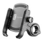 Cellularline | Rider Steel - Universale - Support de Smartphone en Aluminium pour Motos et vélos à Guidon Rond - Universel pour Cellularline | Rider Steel - Universale - Support de Smartphone en Aluminium pour Motos et vélos à Guidon Rond - Universel pour