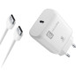Cellularline - Super Fast Charger Kit 25W - Chargeur Secteur pour Appareils Samsung Compatibles avec 25W Super Fast Charge Power Cellularline - Super Fast Charger Kit 25W - Chargeur Secteur pour Appareils Samsung Compatibles avec 25W Super Fast Charge Power